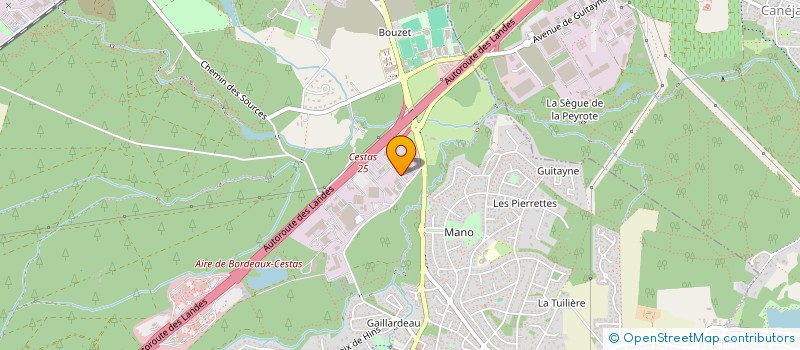 localisation de l'entreprise GRAINES 2 MOTS  MARTILLAC