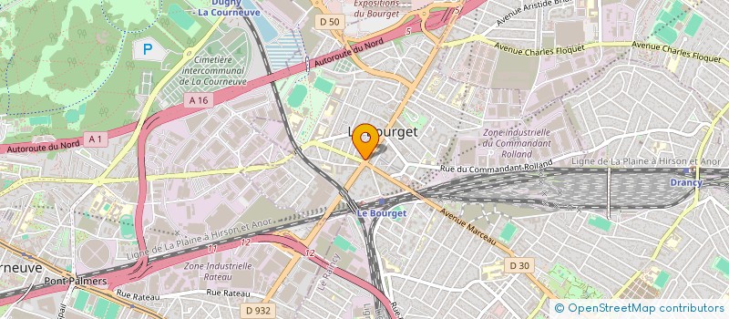 localisation de l'entreprise GRAINES D'ALTRUISME  LE BOURGET