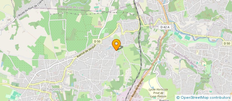 localisation de l'entreprise GRAINES D'AROMES  CHAPONOST