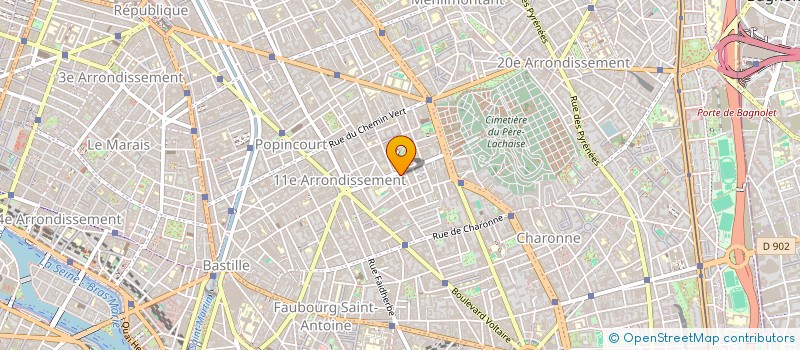 localisation de l'entreprise GRAINES D'ARTISTES  PARIS