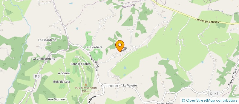 localisation de l'entreprise GRAINES D'AVENIR  YSSANDON