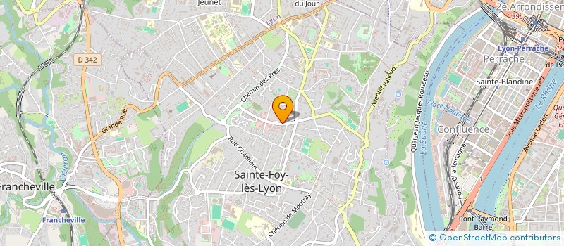 localisation de l'entreprise GRAINES D'ECOLOS à SAINTE-FOY-LES-LYON