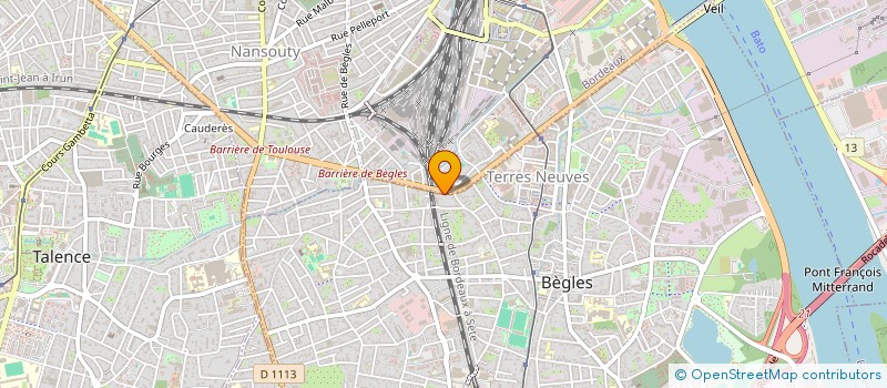 localisation de l'entreprise GRAINES D'ETOILES à BEGLES