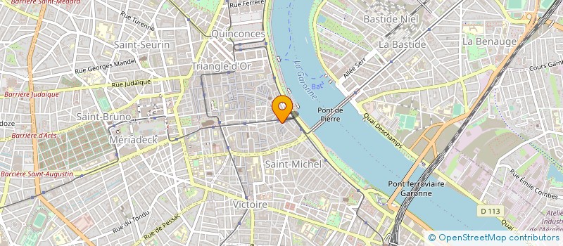 localisation de l'entreprise GRAINES D'EVASION à BORDEAUX