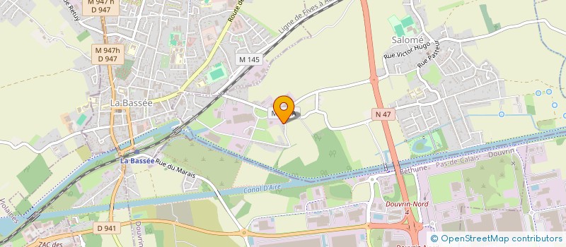 localisation de l'entreprise GRAINES D'EVEIL  SALOME