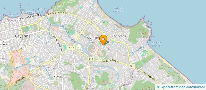 localisation de l'entreprise GRAINES D ILES  CAYENNE