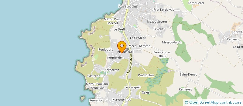localisation de l'entreprise GRAINES D'IROISE à PORSPODER