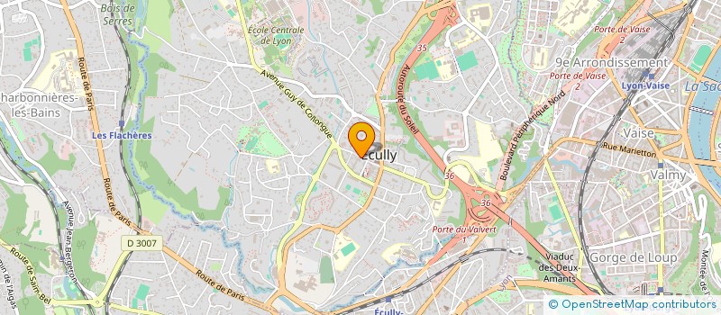 localisation de l'entreprise GRAINES DE BAMBINS à ECULLY