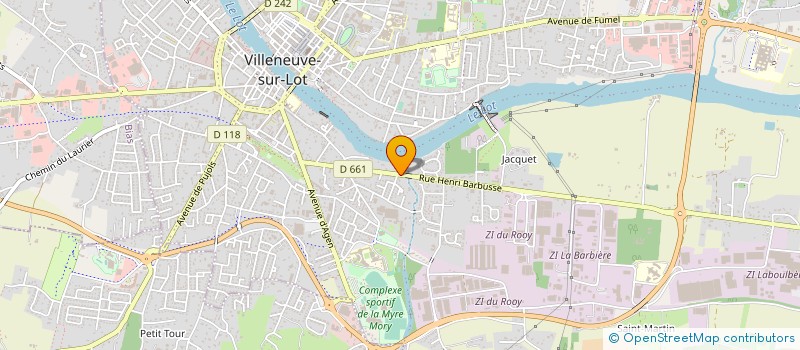 localisation de l'entreprise GRAINES DE CHOEUR  VILLENEUVE-SUR-LOT