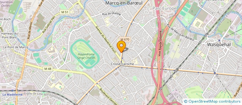 localisation de l'entreprise GRAINES DE CITOYENS  MARCQ-EN-BARUL