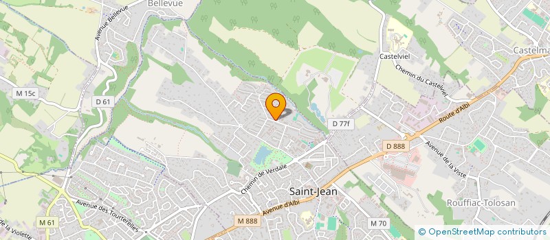 localisation de l'entreprise GRAINES DE CONSCIENCE 31 à SAINT-JEAN