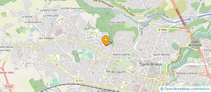 localisation de l'entreprise GRAINES DE COOP à SAINT-BRIEUC