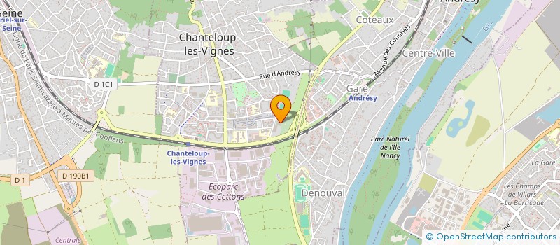 localisation de l'entreprise GRAINES DE FELINS  CHANTELOUP-LES-VIGNES