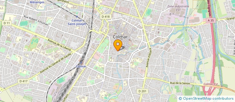 localisation de l'entreprise GRAINES DE FLUTES  COLMAR