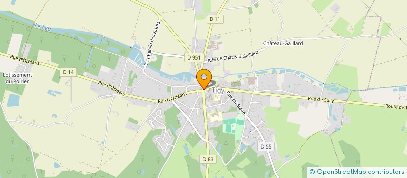 localisation de l'entreprise GRAINES DE GAULOIS à NEUVY-EN-SULLIAS