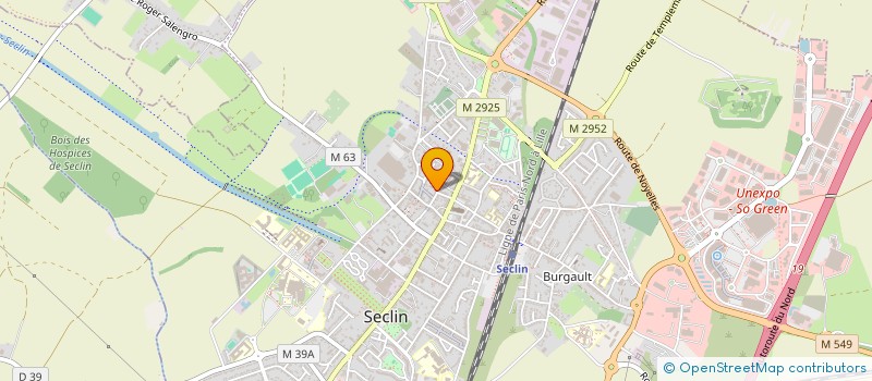 localisation de l'entreprise GRAINES DE LIEN  SECLIN