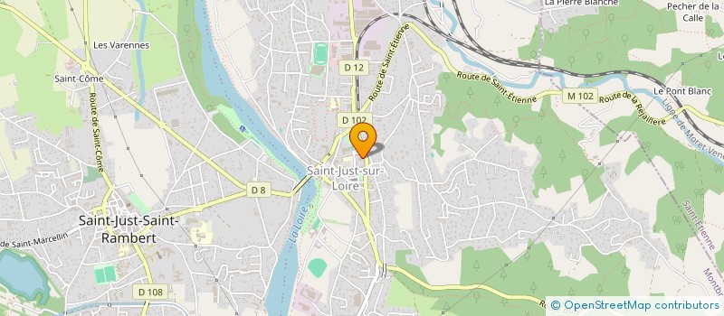 localisation de l'entreprise GRAINES DE LIEN  SAINT-JUST-SAINT-RAMBERT