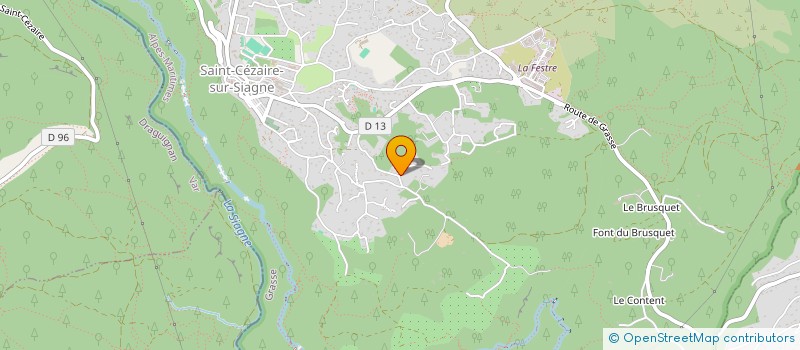 localisation de l'entreprise GRAINES DE MALICE à SAINT-CEZAIRE-SUR-SIAGNE