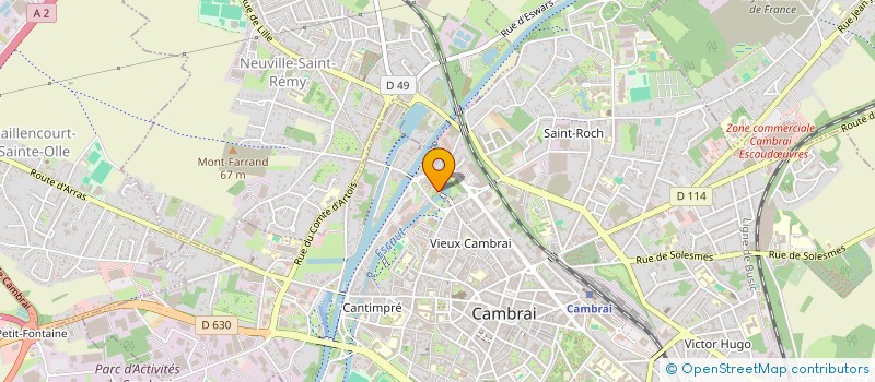 localisation de l'entreprise GRAINES DE METAL à CAMBRAI