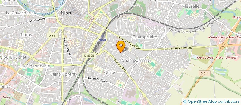 localisation de l'entreprise GRAINES DE NATURE  NIORT