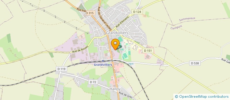 localisation de l'entreprise GRAINES DE PAIN  GRANDVILLIERS