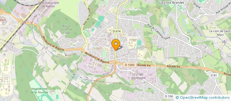localisation de l'entreprise GRAINES DE PAINS BY CHRISTOPHE à ANGOULEME