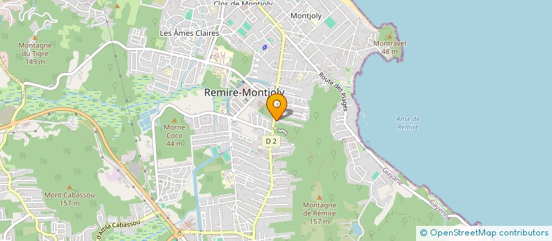 localisation de l'entreprise GRAINES DE PALMIER  REMIRE-MONTJOLY
