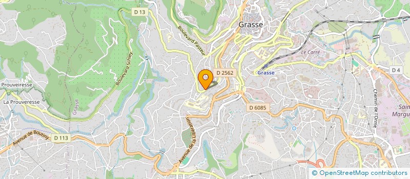 localisation de l'entreprise GRAINES DE PENSEES à GRASSE