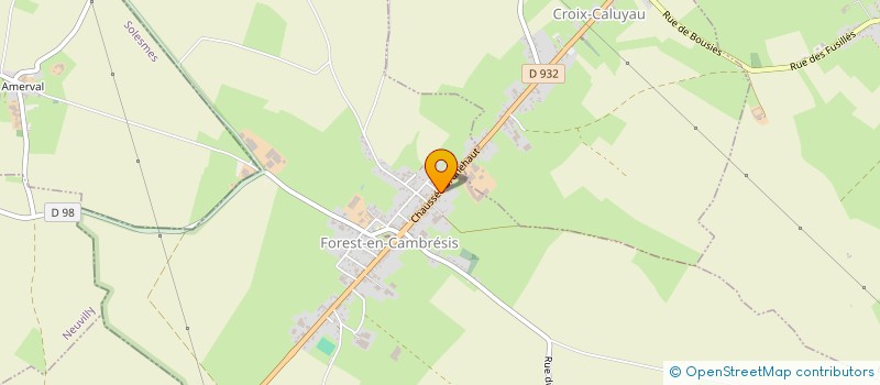 localisation de l'entreprise GRAINES DE RENARD  CROIX-CALUYAU