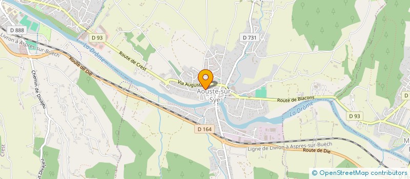 localisation de l'entreprise GRAINES DE SCENE à AOUSTE-SUR-SYE