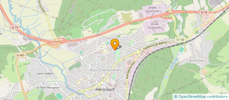 localisation de l'entreprise GRAINES DE SOLIDARITE  HERICOURT