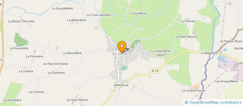 localisation de l'entreprise GRAINES DE THEATRE  LA BAZOUGE-DU-DESERT