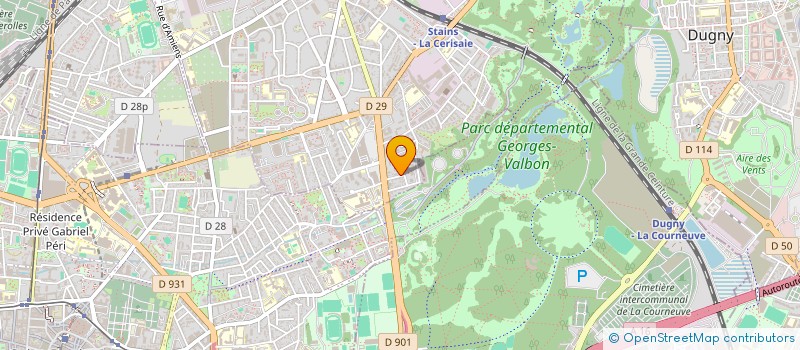 localisation de l'entreprise GRAINES DE TOURNESOL à STAINS