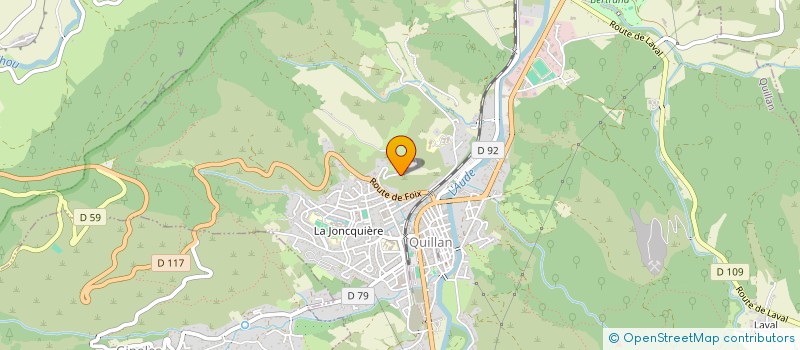 localisation de l'entreprise GRAINES DE VIE  QUILLAN