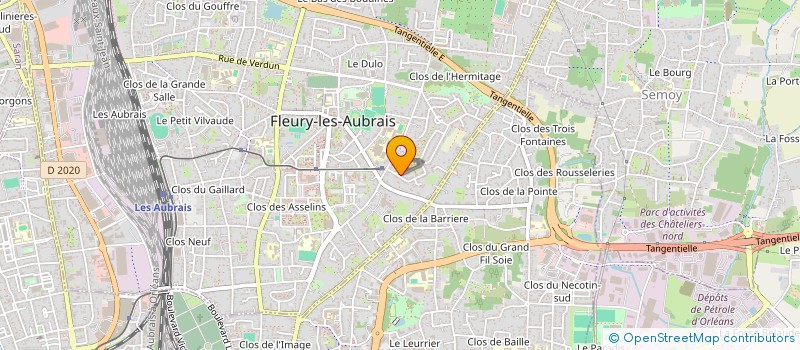 localisation de l'entreprise GRAINES DE VIE à FLEURY-LES-AUBRAIS