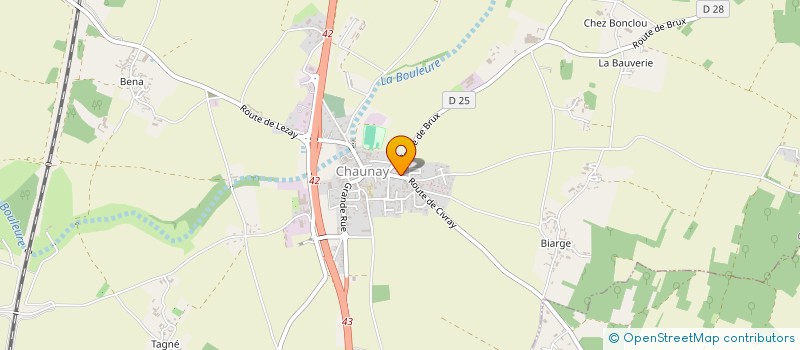 localisation de l'entreprise GRAINES DE VIE  CHAUNAY