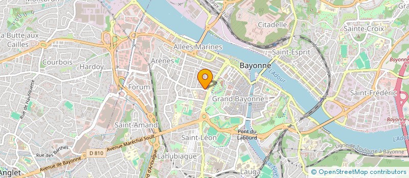 localisation de l'entreprise GRAINES DE VIE SAP à BAYONNE