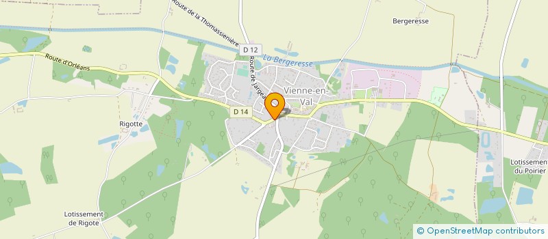 localisation de l'entreprise GRAINES DE VIENNE à VIENNE-EN-VAL