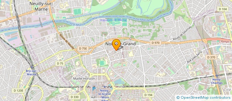 localisation de l'entreprise GRAINES EN SANTE A NOISY-LE-GRAND à NOISY-LE-GRAND