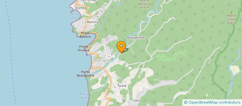 localisation de l'entreprise GRAINES ET MERVEILLES NATURELLES à VIEUX HABITANTS