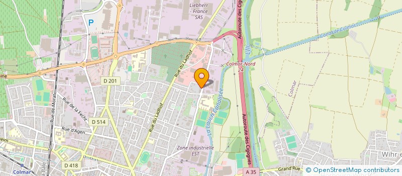 localisation de l'entreprise GRAINES VOLTZ à COLMAR