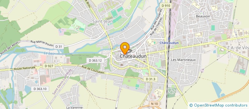 localisation de l'entreprise GRAINETERIE CENTRALE à CHATEAUDUN