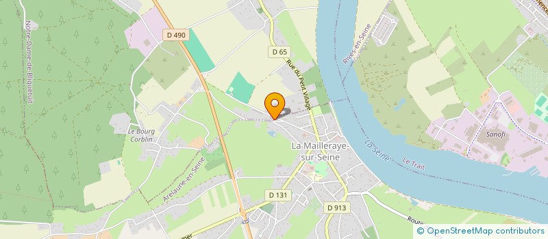 localisation de l'entreprise GRAINETERIE DE BROTONNE  NOTRE-DAME-DE-BLIQUETUIT