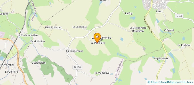 localisation de l'entreprise GRAINGALAIT à SAINT-MALO-DU-BOIS