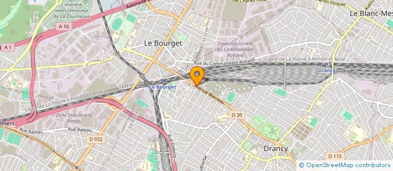 localisation de l'entreprise GRAINS DE CORIANDRE SARL à DRANCY