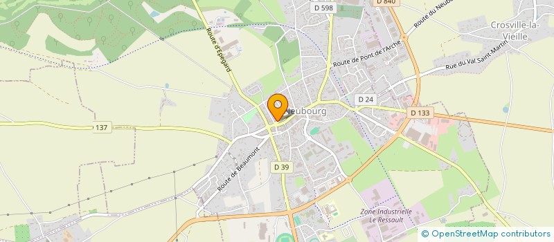 localisation de l'entreprise GRAINS DE FOLIE  LE NEUBOURG