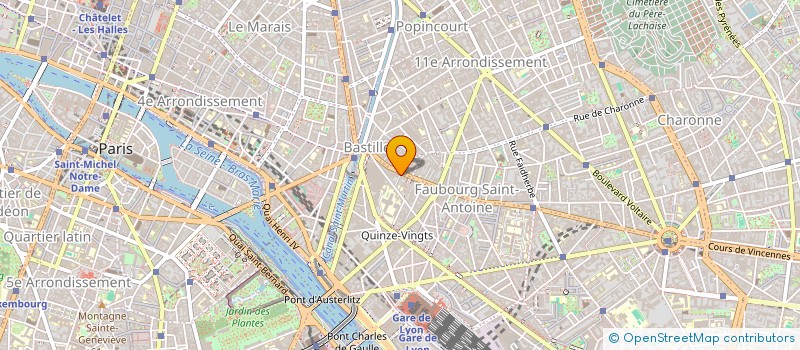 localisation de l'entreprise GRAINS DE FOLIE  PARIS