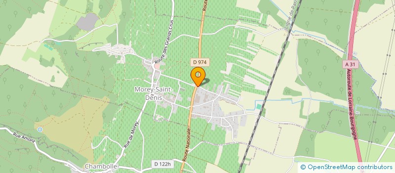 localisation de l'entreprise GRAINS DE LUNE  MOREY-SAINT-DENIS