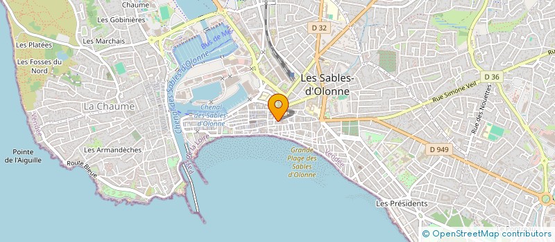 localisation de l'entreprise GRAINS DE MEMOIRE à LES SABLES D'OLONNE
