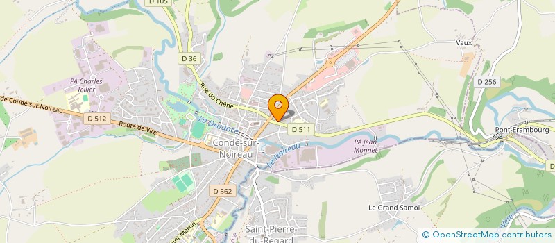 localisation de l'entreprise GRAINS DE SOLIDARITE à CONDE-EN-NORMANDIE